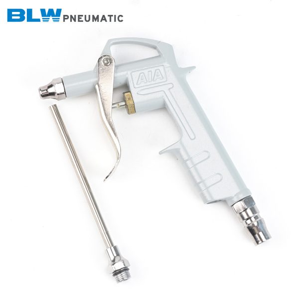 A010 Metallic Silver Blowgun