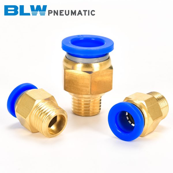 PC Metric Thread Male Straight - 图片 2