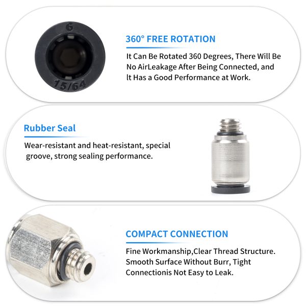 Miniature Pneumatic Fittings - 图片 2