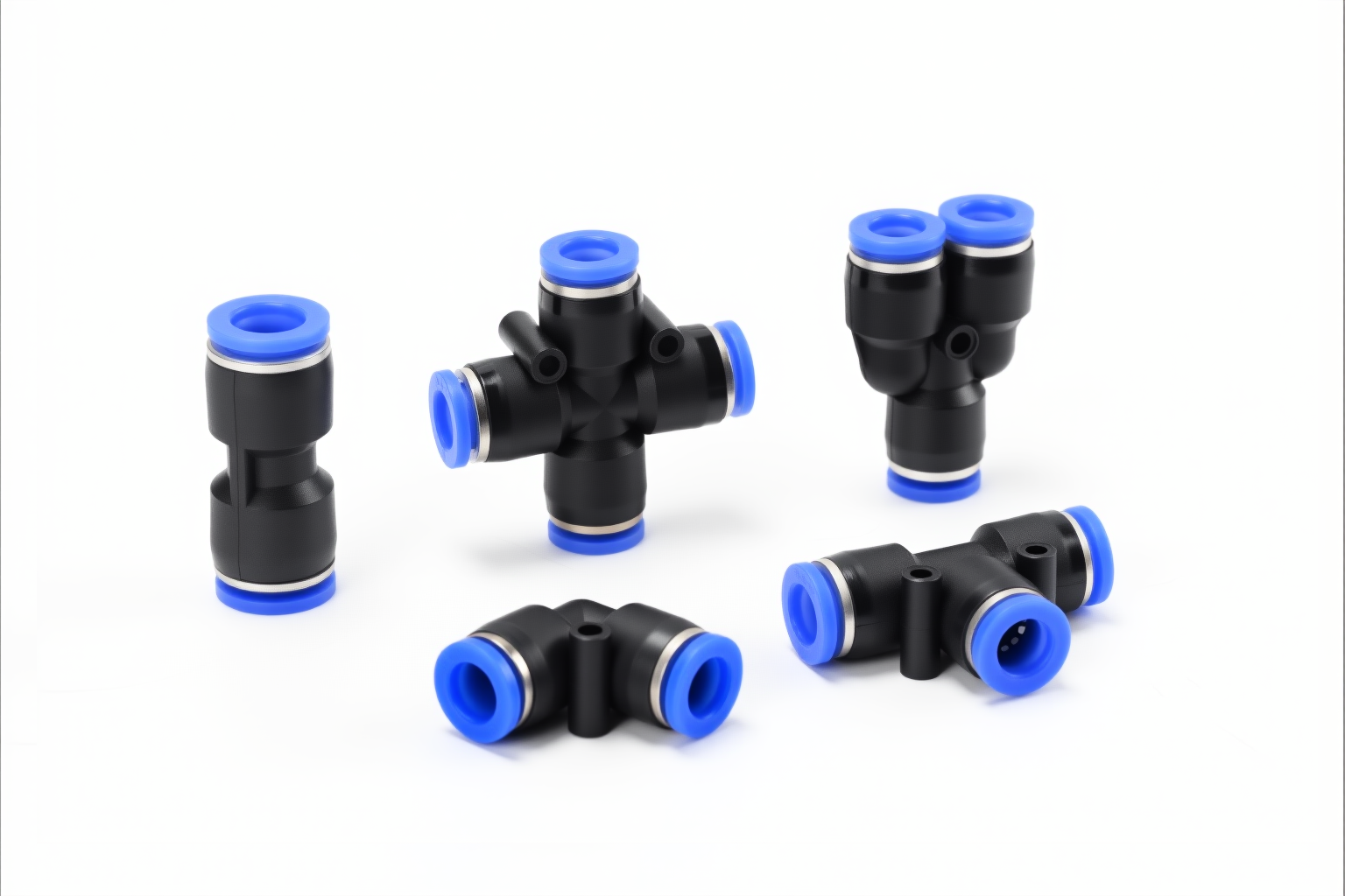 Push-in Fitting Blue